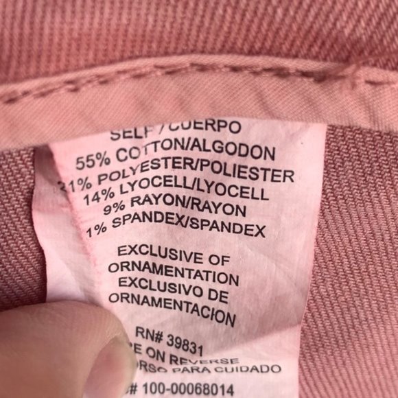 Jolt Pink Washed Seamed Mini Skirt - Picture 6 of 6